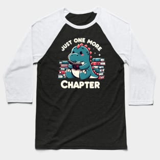 Cute dinosaur reading books Baseball T-Shirt